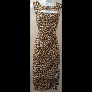 New York & Company - Leopard Midi Dress